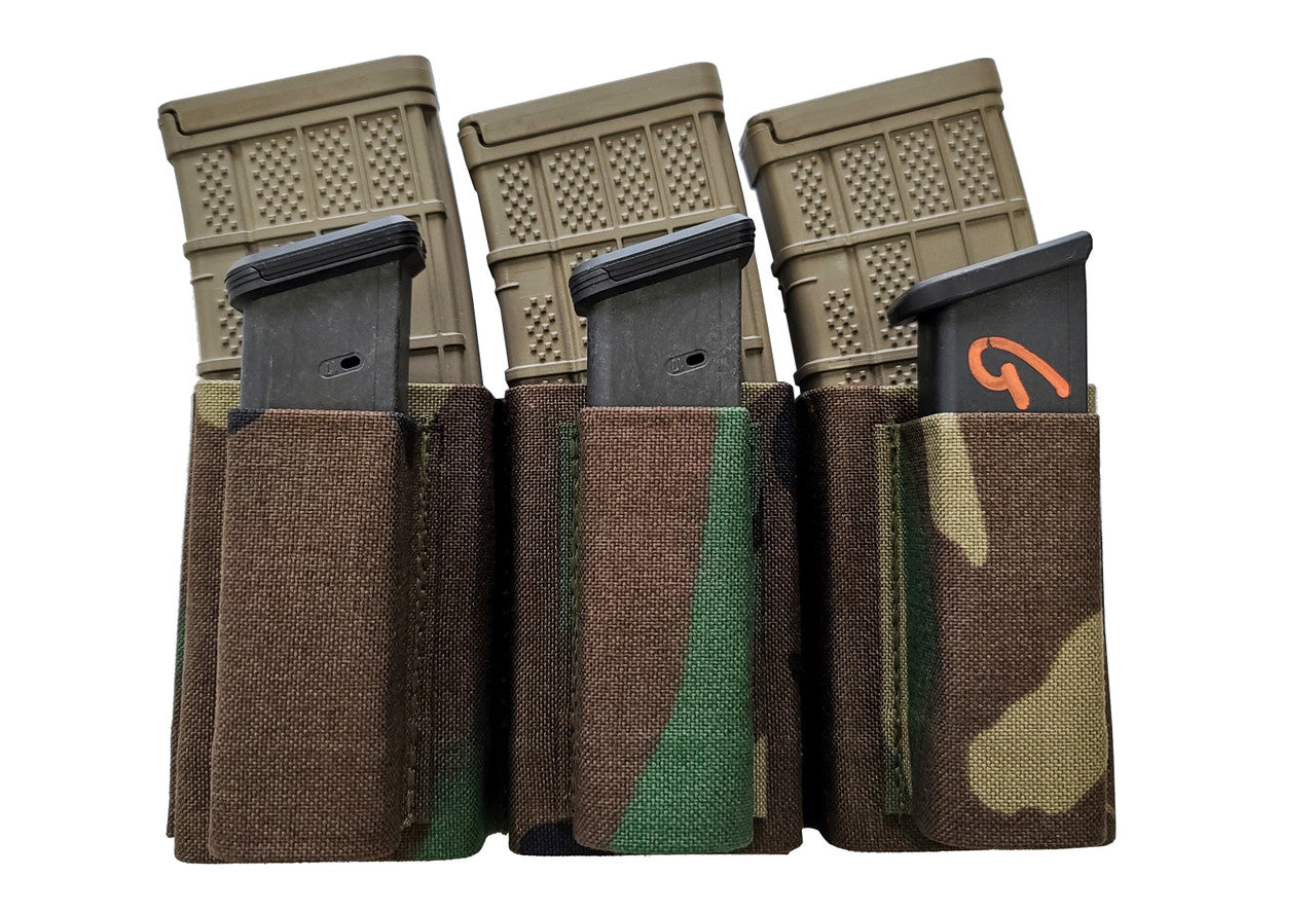 Stacked 3+3 5.56 Midlength KYWI Pouch